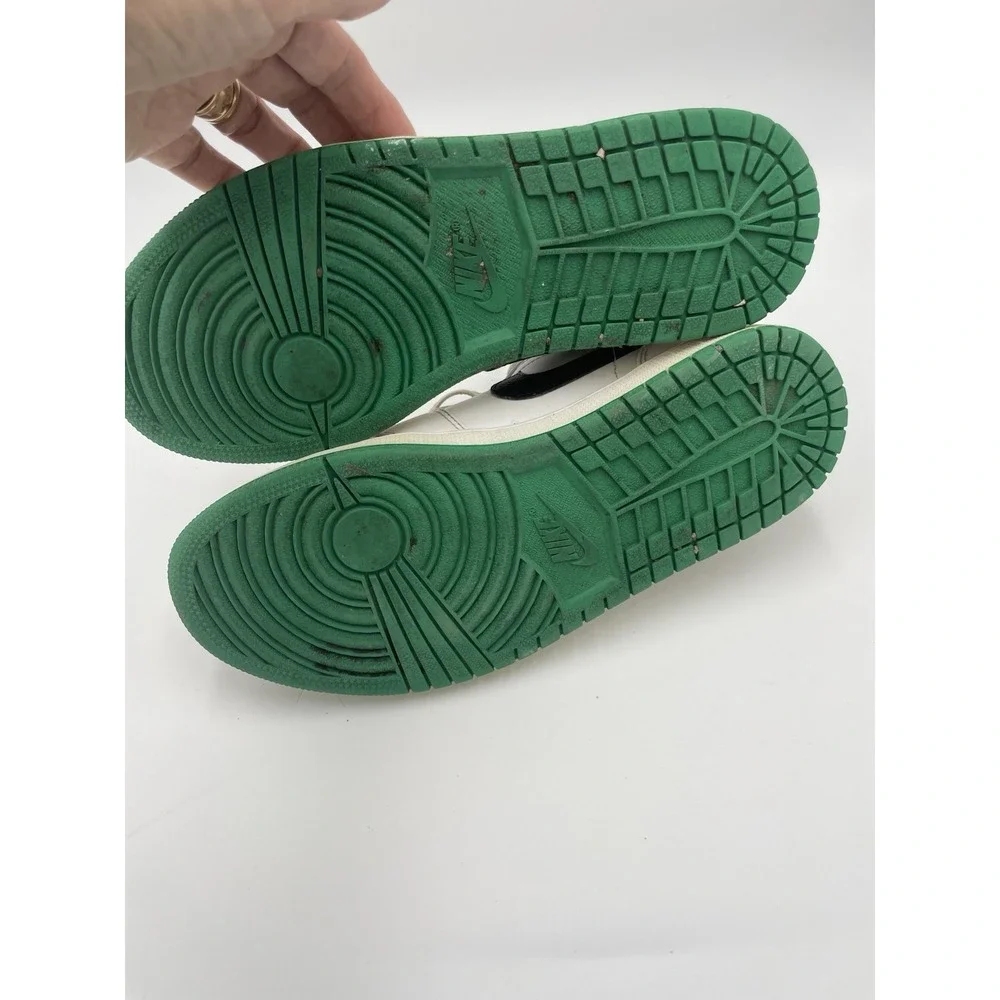 Air Jordan 1 Low White Lucky Green Size 10‎